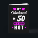 Husband 50 Geburtstagsgeschenk Karte<br><div class="desc">Husband 50. Geburtstagsgeschenk</div>