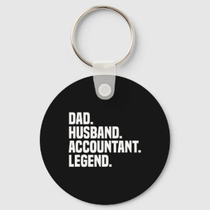 Husband Accountant Legend Accounting Tax Accountan Schlüsselanhänger