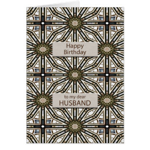 Husband Birthday Abstrakt Mandala Design