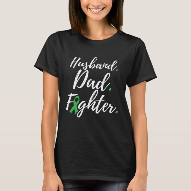 Husband Dad Fighter Spinal Cord Injury Awareness T-Shirt (Vorderseite)