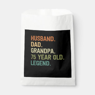 Husband dad grandpa 75 year old 75th birthday men geschenktütchen