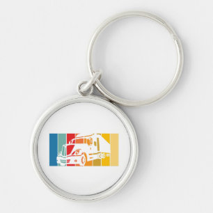 Husband Dad Trucker Legend Funny Truck Driver Truc Schlüsselanhänger