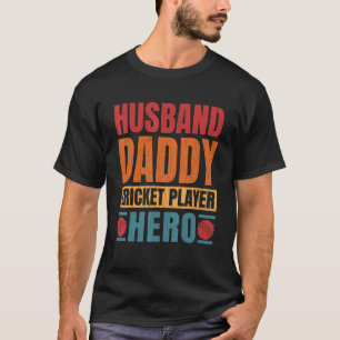 Husband Daddy Cricket Player Coach Sports Graphen T-Shirt