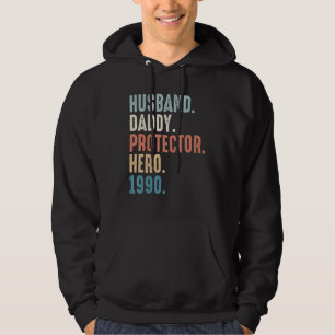 Husband Daddy Protector Hero Bester Vater seit 199 Hoodie