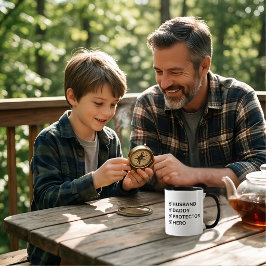 Husband Daddy Protector Hero Father's Day Gift Tasse