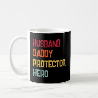 Husband Daddy Protector Hero Fathers Day Vater Kaffeetasse