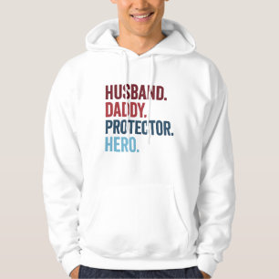 Husband Daddy Protector Hero Hoodie