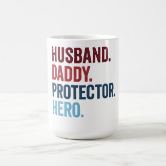 Husband Daddy Protector Hero Kaffeetasse