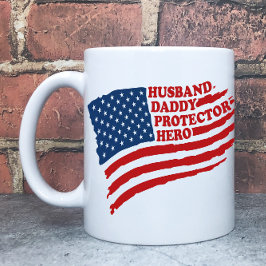 Husband Daddy Protector Hero Kaffeetasse