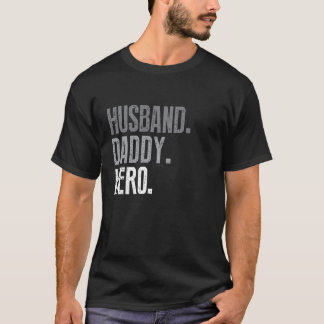 Husband Daddy Protector Hero Vatertag T-Shirt