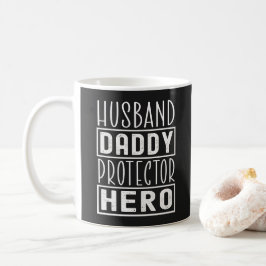 Husband Daddy Protector Hero Veteran Vater Kaffeetasse