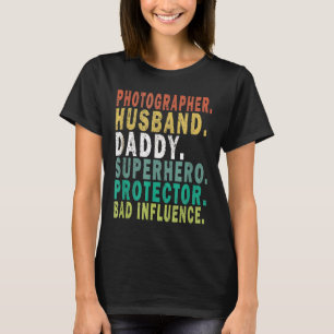 Husband Daddy Superhero Protector Fun T-Shirt