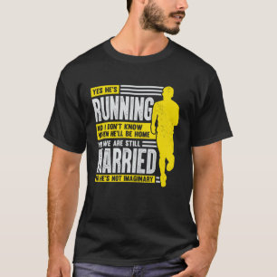 Husband Ehefrau Marathon Running für eine Runner-E T-Shirt