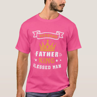 Husband Father King Blessed Man African American T-Shirt