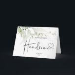Husband Gift Happy Birthday Handsome Liebe Karte<br><div class="desc">Diese niedliche Happy Birthday Handsome card ist eine lustige Art,  Ihren besonderen Geburtstag zu feiern! Mit Platz zum Schreiben Ihrer eigenen,  individuellen Nachricht auf der Vorderseite der Karte,  ist dies eine großartige Art zu feiern!</div>