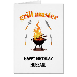 Husband Grill Master Birthday