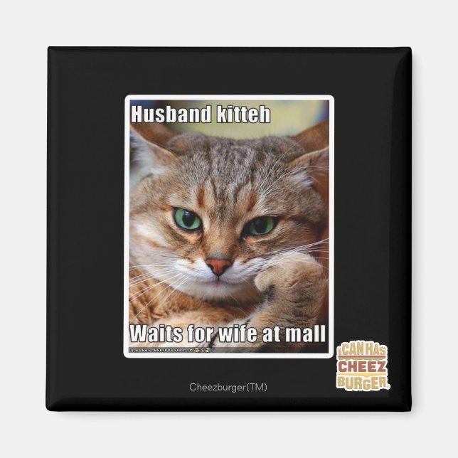 Husband Kitteh Magnet (Vorne)