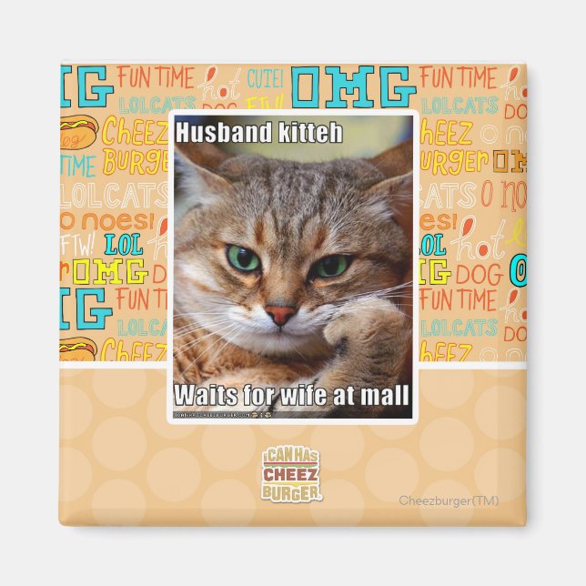 Husband Kitteh Magnet (Vorne)