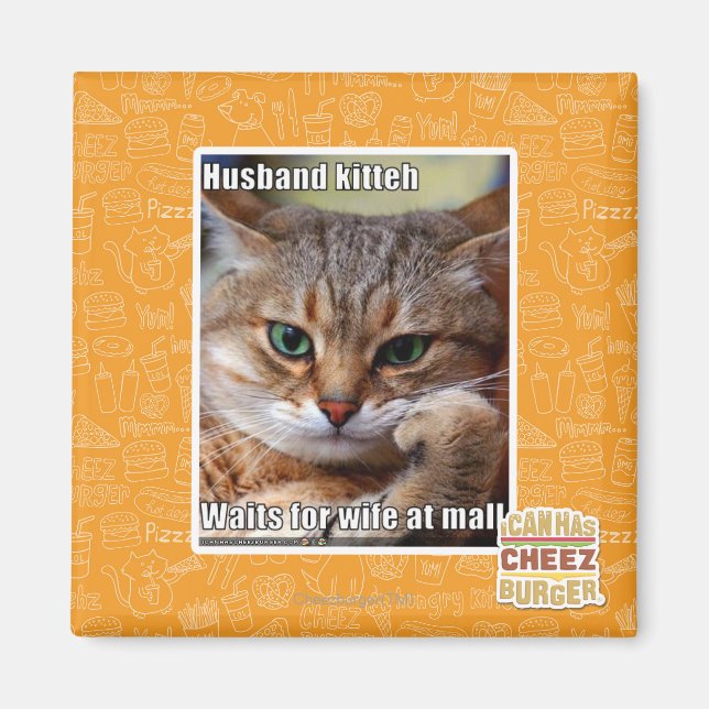 Husband Kitteh Magnet (Vorne)