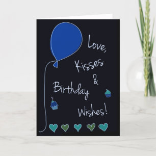 ***HUSBAND*** LIEBE, KISSEN, GEBURTSTAG WÜNSCHE FÜ KARTE