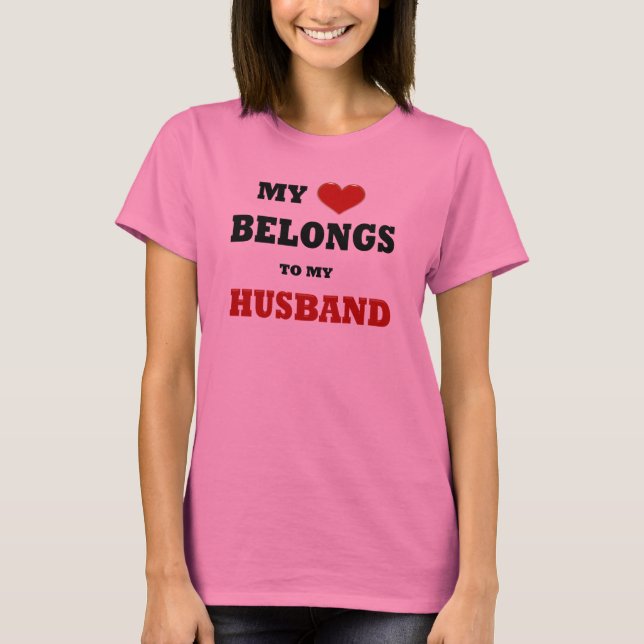 Husband-Liebe T-Shirt (Vorderseite)
