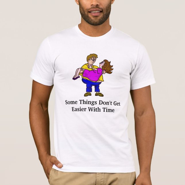 Husband Lifting Ehefrau T - Shirt (Vorderseite)
