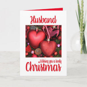 Husband Lovely Christmas Card Feiertagskarte