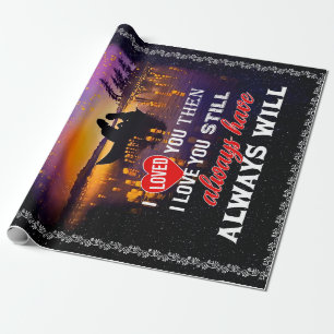 Husband Lovers Zu meinem Mann liebte ich dich Geschenkpapier