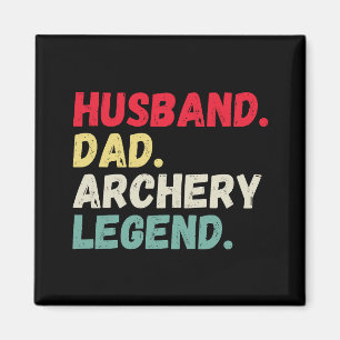 Husband Papa Bogenlegende Vintage Retro lustig Magnet