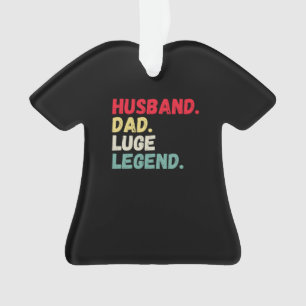 Husband Papa lug Legende Wintersport Weihnachten o Ornament
