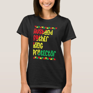 Husband Pater King Black History Montag African Pr T-Shirt