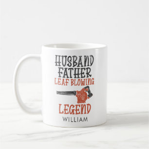 Husband Pater Leaf Blower Legend Gardener Vater Kaffeetasse