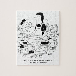 Husband sagt: "Einfache Zuhause-Kochen kann man ni Puzzle