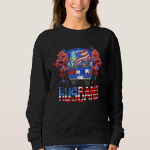 Husband Truck American Flag Feuerwerk Patriotic 4t Sweatshirt