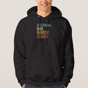 Husband Vater Dentist Legend Funny Vatertag Rag Hoodie