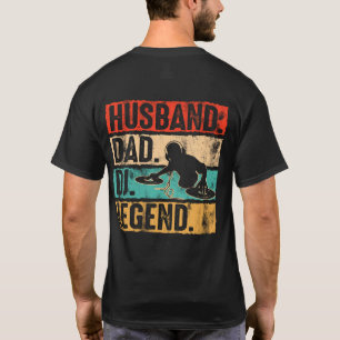 Husband Vater DJ Legend DJ Disk Jockey Music Playe T-Shirt