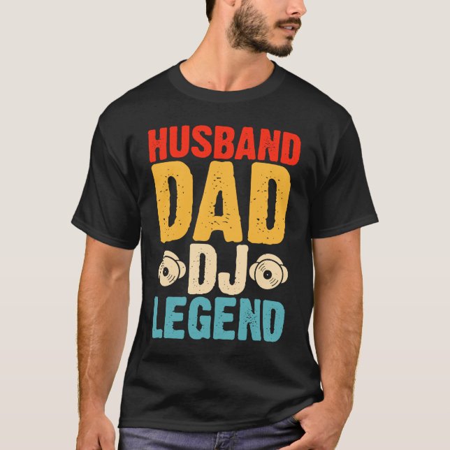 Husband Vater DJ Legend T-Shirt (Vorderseite)