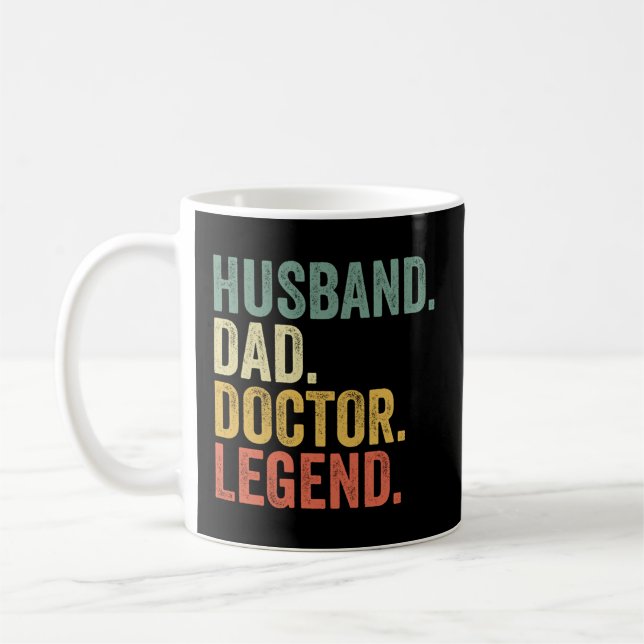 Husband Vater Doctor Legend Vatertag Kaffeetasse (Links)