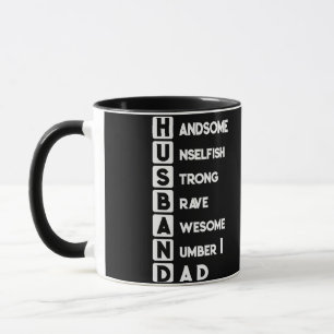 Husband-Vater Handsome Unselofish Strong Brave Awe Tasse