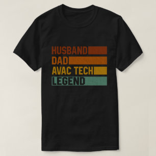  Husband-Vater HVAC Tech Legend Funny HVAC Technic T-Shirt