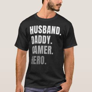 Husband Vater Pater Gamer Gaming T-Shirt