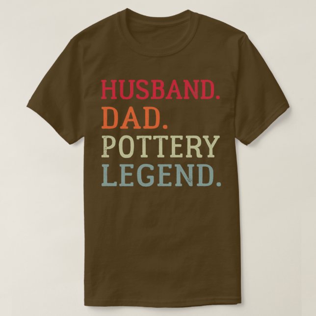 Husband Vater Pottery Legend T-Shirt (Design vorne)