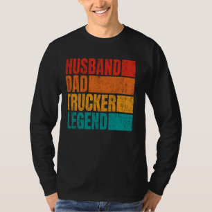 Husband Vater Trucker Legend Husband Men Vater Tru T-Shirt