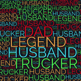Husband Vater Trucker Legend T-Shirt