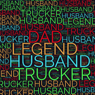 Husband Vater Trucker Legend T-Shirt