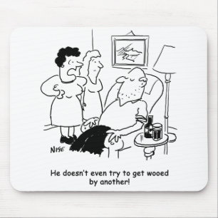 Husband versucht nicht, sich zu wütend zu machen mousepad
