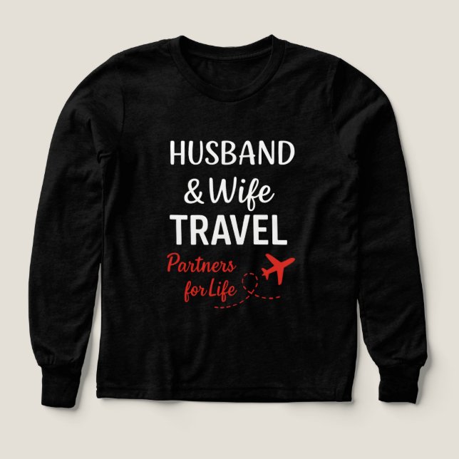 Husband & Wife Travel Partners for Life – Romantic (Design Vorderseite)
