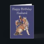 Husband Wild Thing Geburtstag Spaß Coyotes Tiere Karte<br><div class="desc">Wild Things Birthday Spaß Coyotes Animals für Ihren Mann</div>