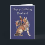 Husband Wild Thing Geburtstag Spaß Coyotes Tiere Karte<br><div class="desc">Wild Things Birthday Spaß Coyotes Animals für Ihren Mann</div>