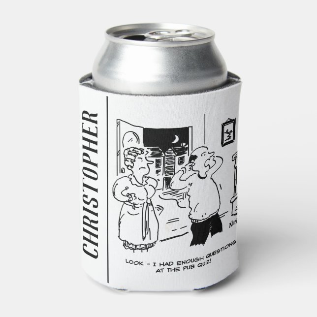 Husband Will nicht zu fragen Dosenkühler (Kanne Vorderseite)